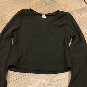 Black long sleeve shirt girls 11-12